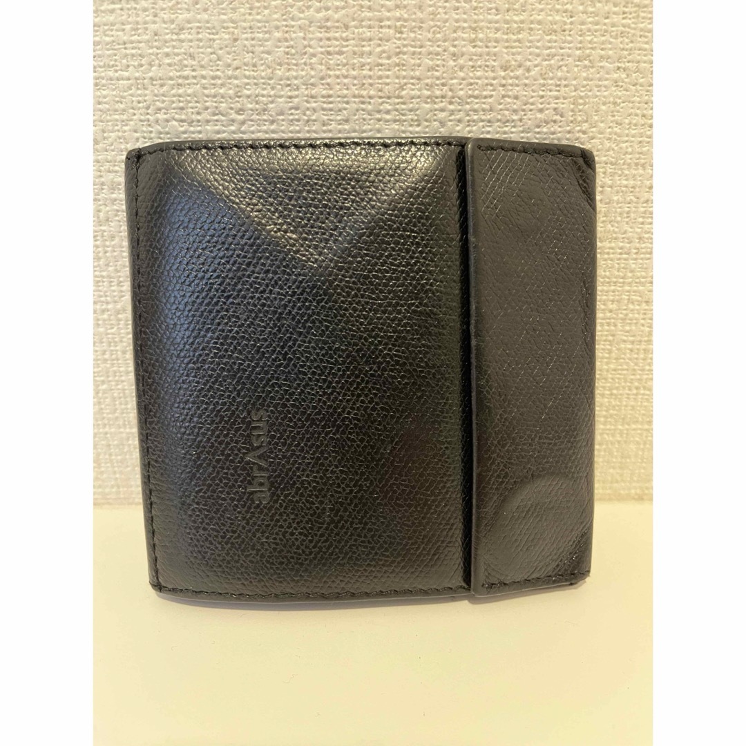 abrAsus - abrAsus [アブラサス] 薄い財布 レザー 薄型 黒 ブラックの