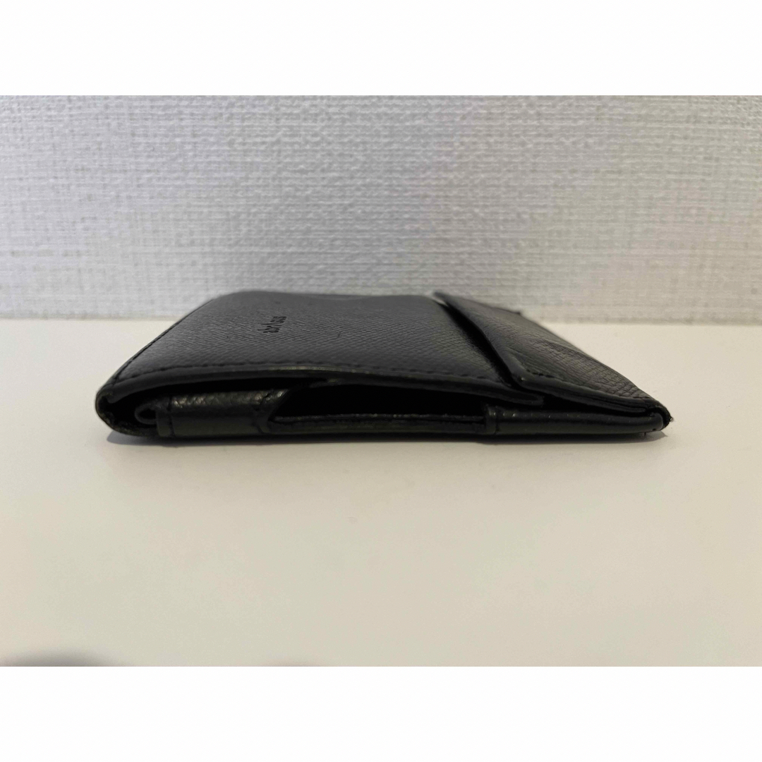 abrAsus(アブラサス)のabrAsus 　[アブラサス] 薄い財布 レザー 薄型　黒　ブラック メンズのファッション小物(折り財布)の商品写真
