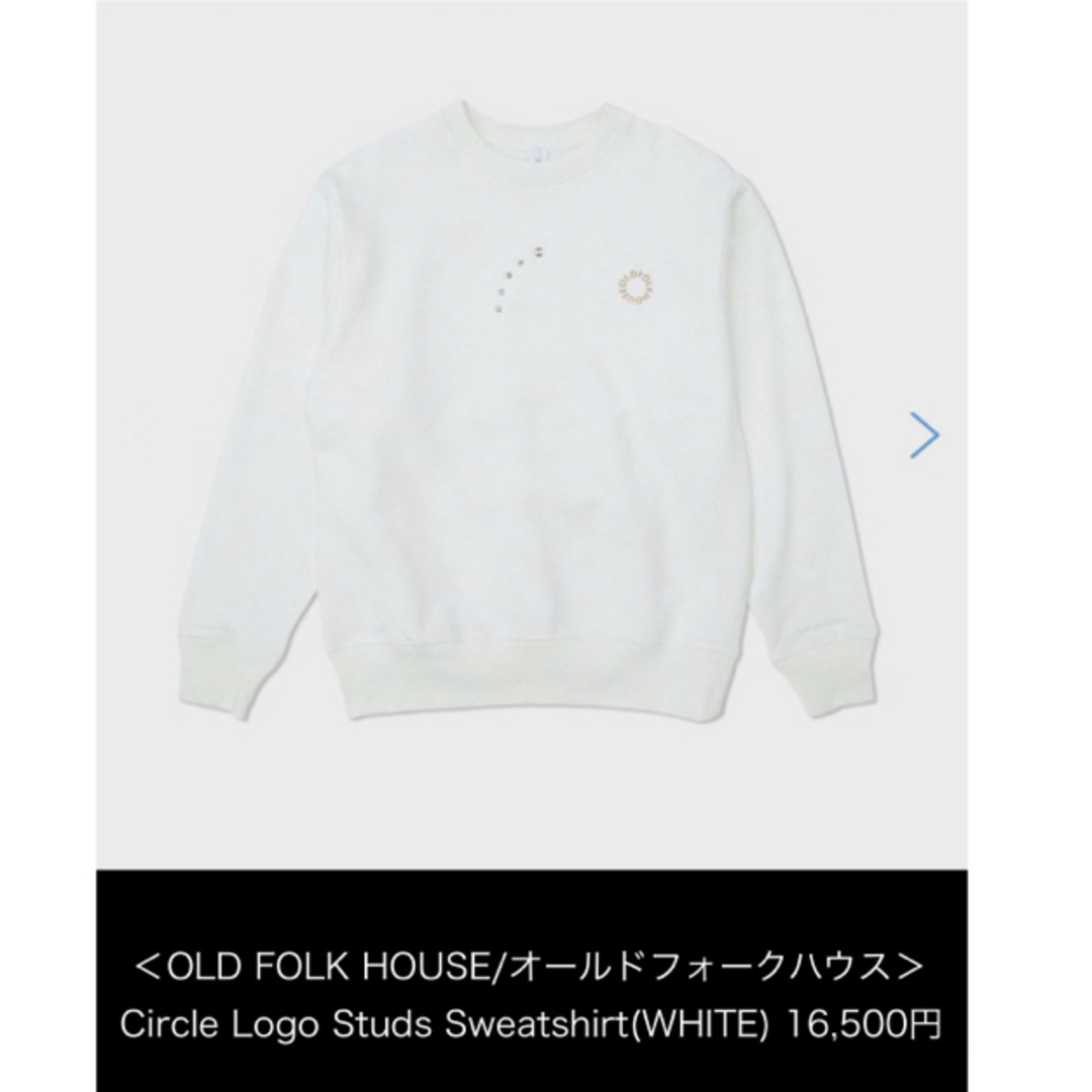 1LDK SELECT - 【oldfolkhouse】サークルロゴスタッズスウェットシャツ