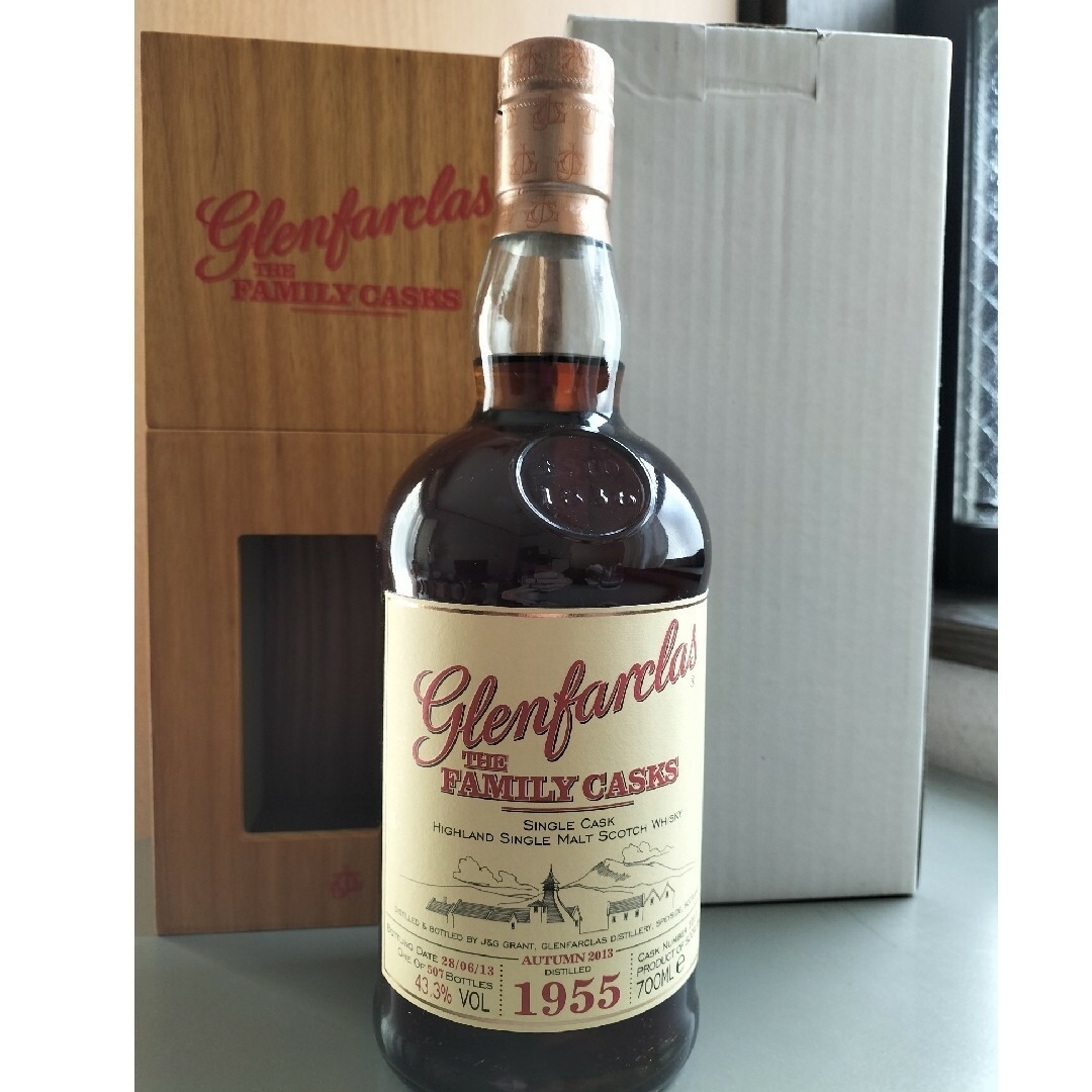グレンファークラス　1955　57〜58年　シェリーバット　43.3% 食品/飲料/酒の酒(ウイスキー)の商品写真