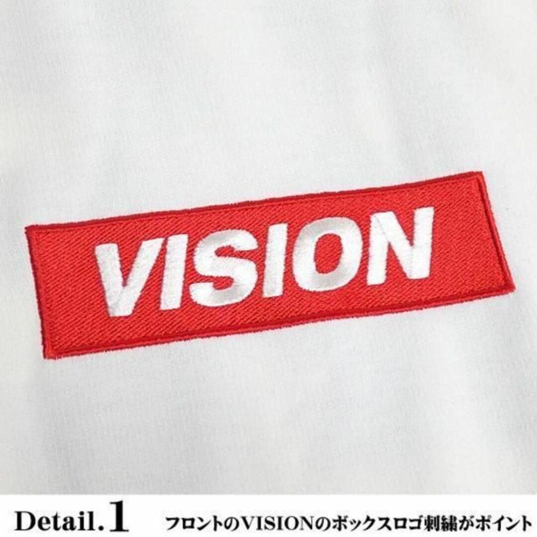 VISION STREET WEAR(ヴィジョン ストリート ウェア)の(新品)VISION STREET　半袖 パーカー 　 メンズのトップス(パーカー)の商品写真