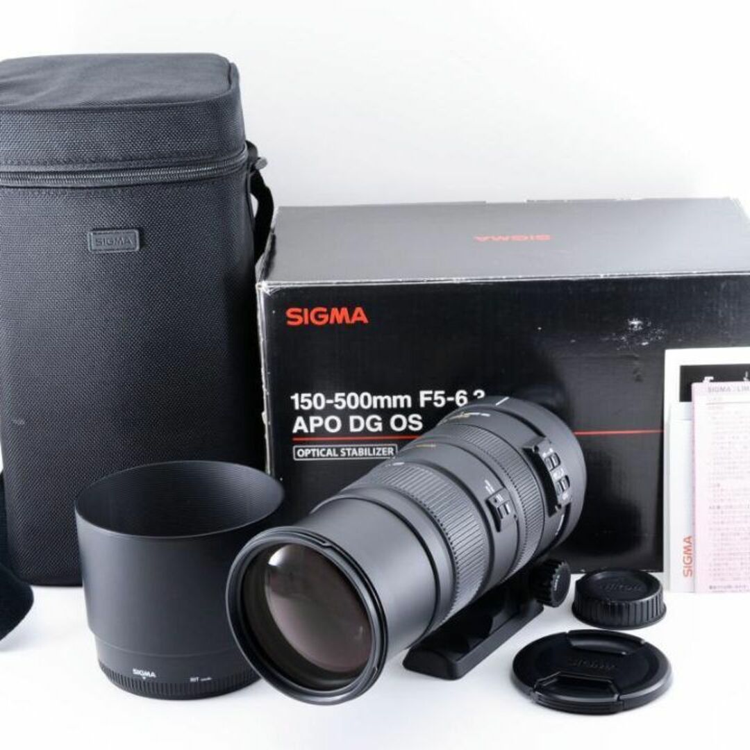 美品　APO 150-500mm 5-6.3 DG OS HSM 箱付 C365asd09