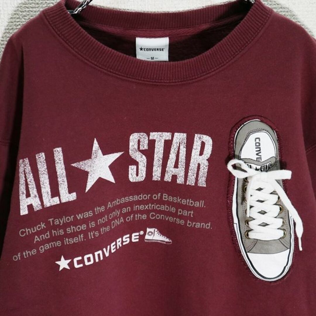 CONVERSE(コンバース)の CONVERSE　立体スニーカー付きロゴスウェット　トレーナー メンズのトップス(スウェット)の商品写真