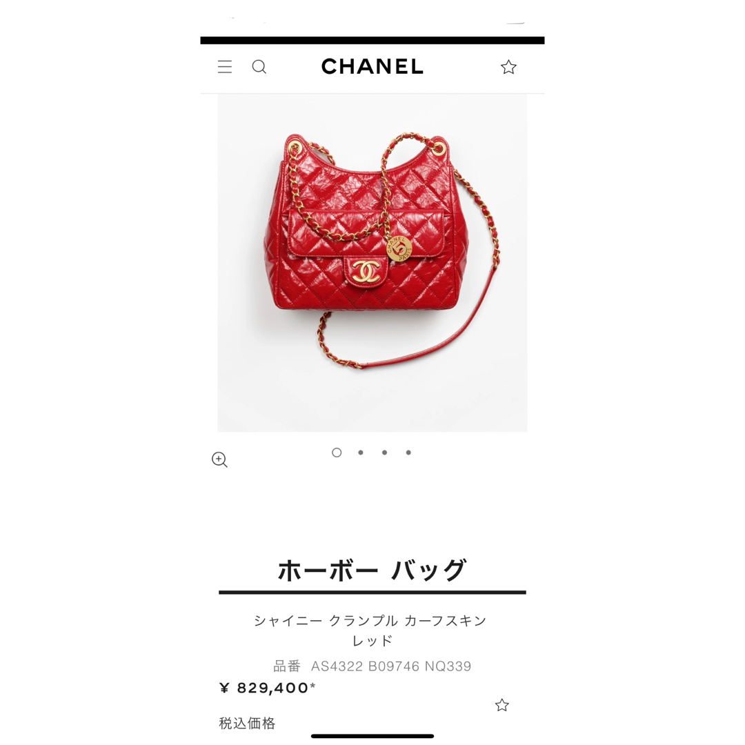 CHANEL(シャネル)の◆京子様◆シャネル2023/2024クルーズコレクション★ホーボーバッグ◆ レディースのバッグ(ショルダーバッグ)の商品写真