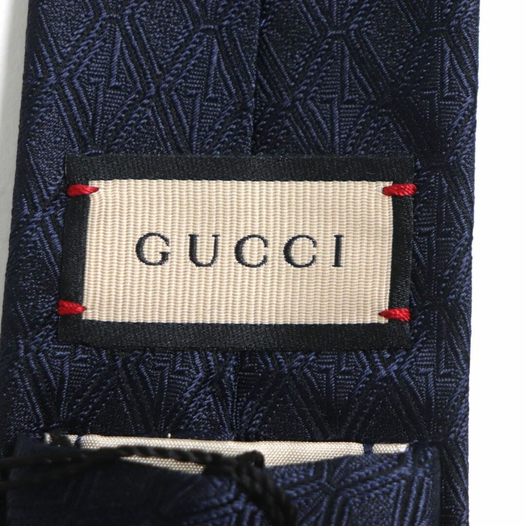 Gucci - 未使用品▽2023年製 GUCCI グッチ 721180 GGジャガード シルク 