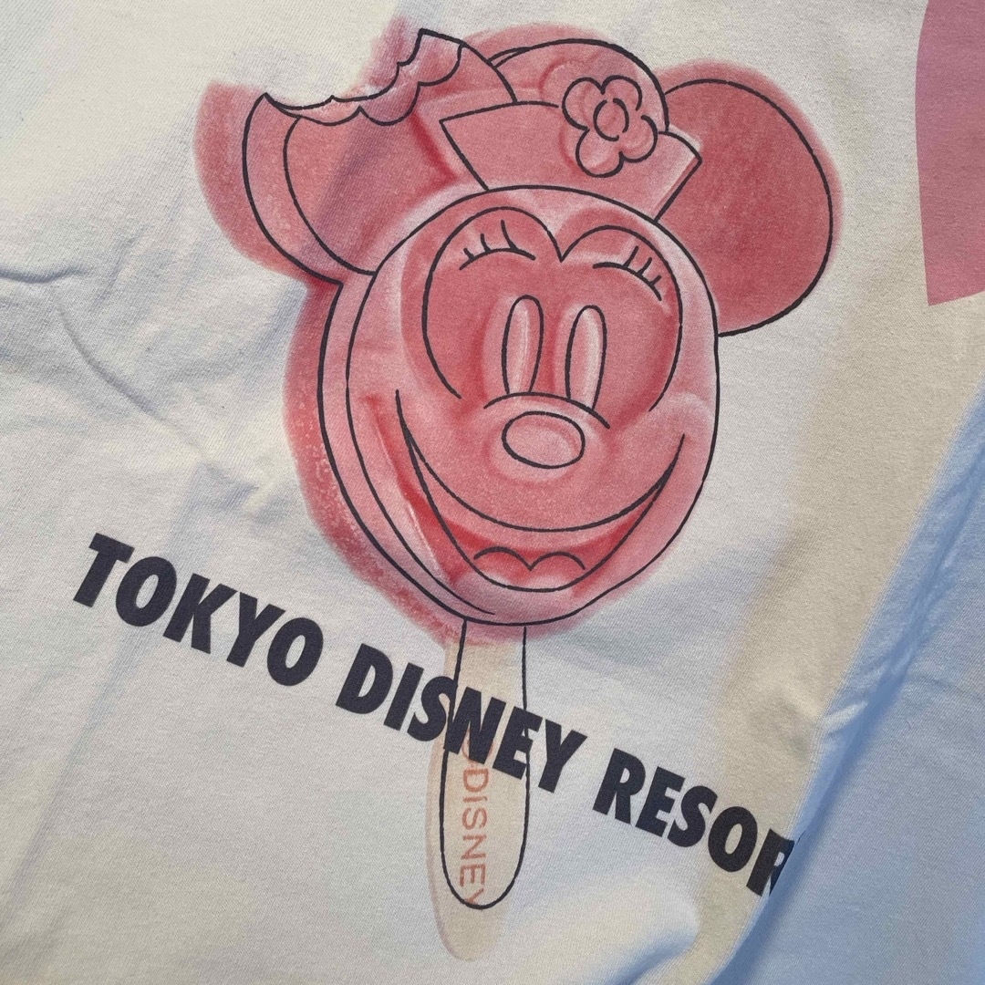 Disney(ディズニー)のディズニー ミニー アイスバー デザイン BIG Tシャツ【美品】 レディースのトップス(Tシャツ(半袖/袖なし))の商品写真