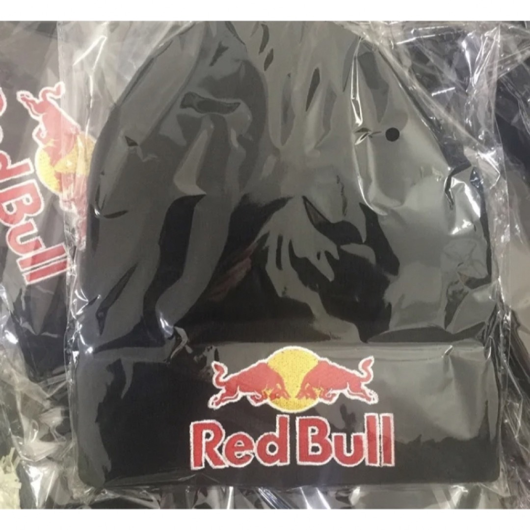 RedBull ブラックニット帽🌟 メンズの帽子(ニット帽/ビーニー)の商品写真