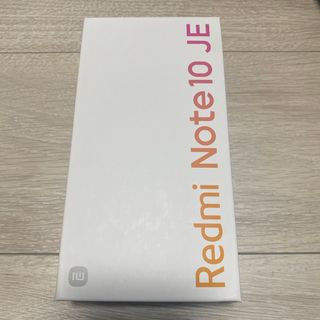 シャオミ(Xiaomi)の新品　Xiaomi Redmi Note10JE XIG02 グラファイトグレー(スマートフォン本体)