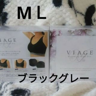 ヴィアージュ(VIAGE)の着用方法の用紙付き ヴィアージュ ナイトブラ ML 2個セット(ブラ)