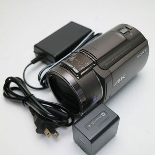ソニー(SONY)の良品中古 FDR-AX45 ブラウン  M222(ビデオカメラ)