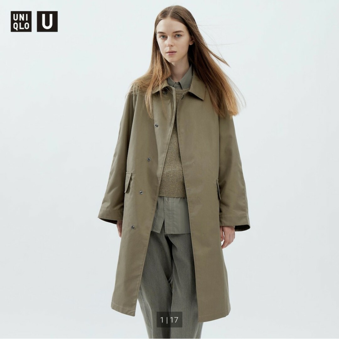 UNIQLO(ユニクロ)のステンカラーコート  UNIQLO U   2023 レディースのジャケット/アウター(ロングコート)の商品写真