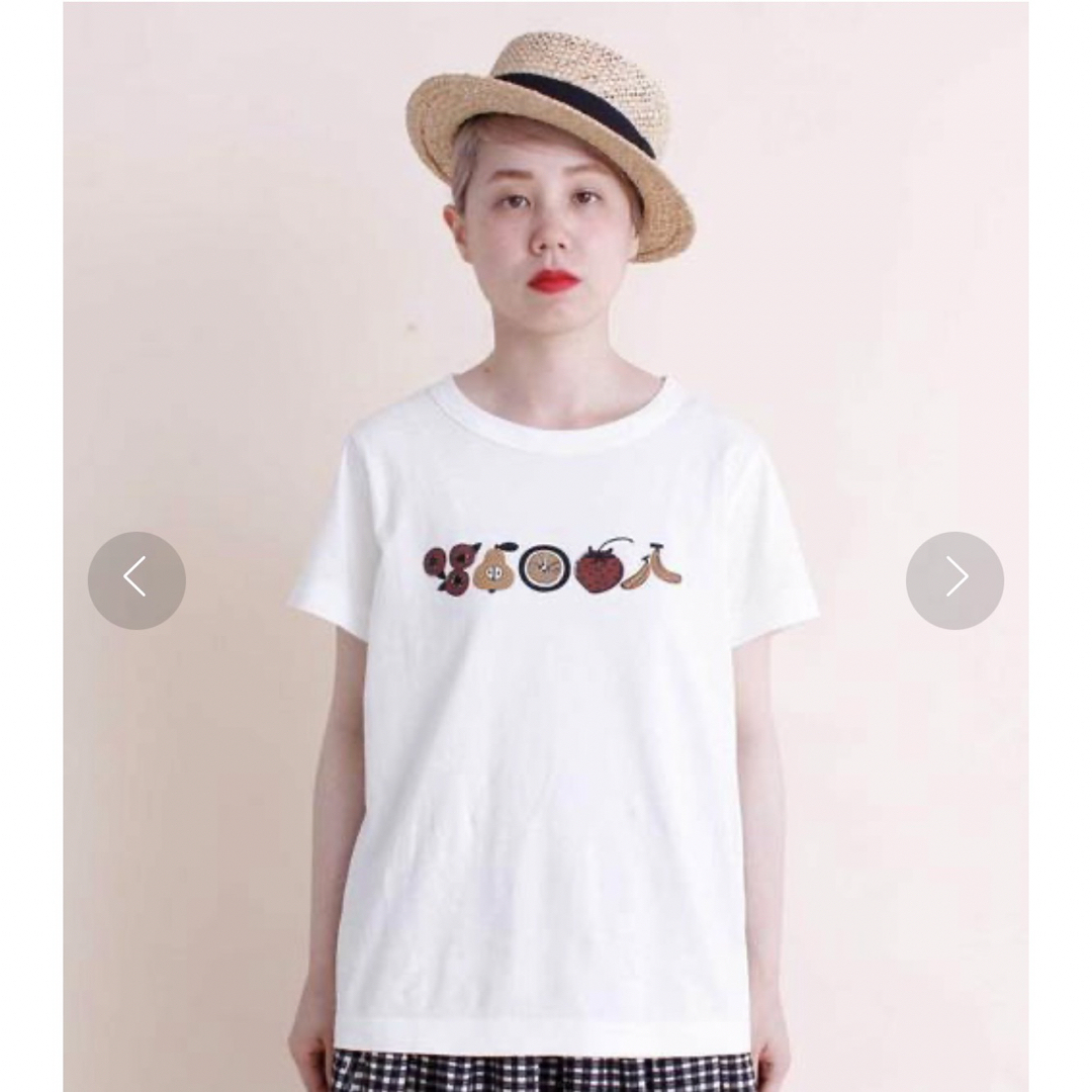 l'atelier du savon(アトリエドゥサボン)のpeu pres フルーツTシャツ レディースのトップス(Tシャツ(半袖/袖なし))の商品写真