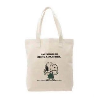 スターバックスコーヒー(Starbucks Coffee)の【新品未開封】 STARBUCKS×PEANUTS / キャンバストートバッグ(キャラクターグッズ)