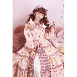 PINK HOUSE - ピンクハウス 桜の花びらフリル ワンピース チェリー
