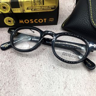 モスコット(MOSCOT)のモスコット MOSCOT 46 ブラック レムトッシュ 眼鏡 メガネ(サングラス/メガネ)