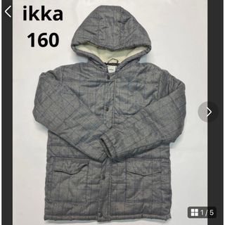 イッカ(ikka)のikka ダウン　コート　ジャンバー　ジャケット　グレー　アウター　160(ジャケット/上着)