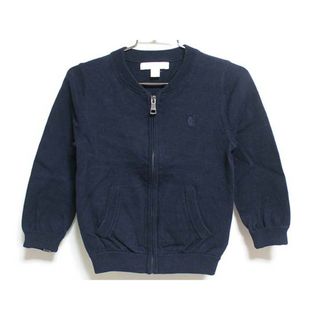 バーバリー(BURBERRY)の‡バーバリー/BURBERRY‡98cm ニットブルゾン/セーター 紺【中古】子供服 キッズ kids 男の子 春秋 131032(ジャケット/上着)