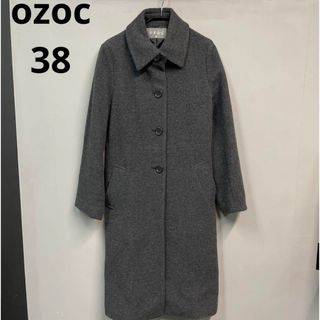 オゾック(OZOC)のozoc ロングコート　38 チェスターコート　ダークグレー　ウール　スーツ(チェスターコート)