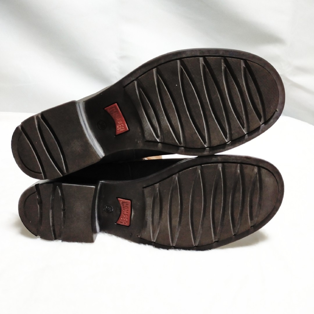 CAMPER(カンペール)の美品✨希少✨CAMPER ヌバック /バックスキンロングブーツ バイカラー 24 レディースの靴/シューズ(ブーツ)の商品写真
