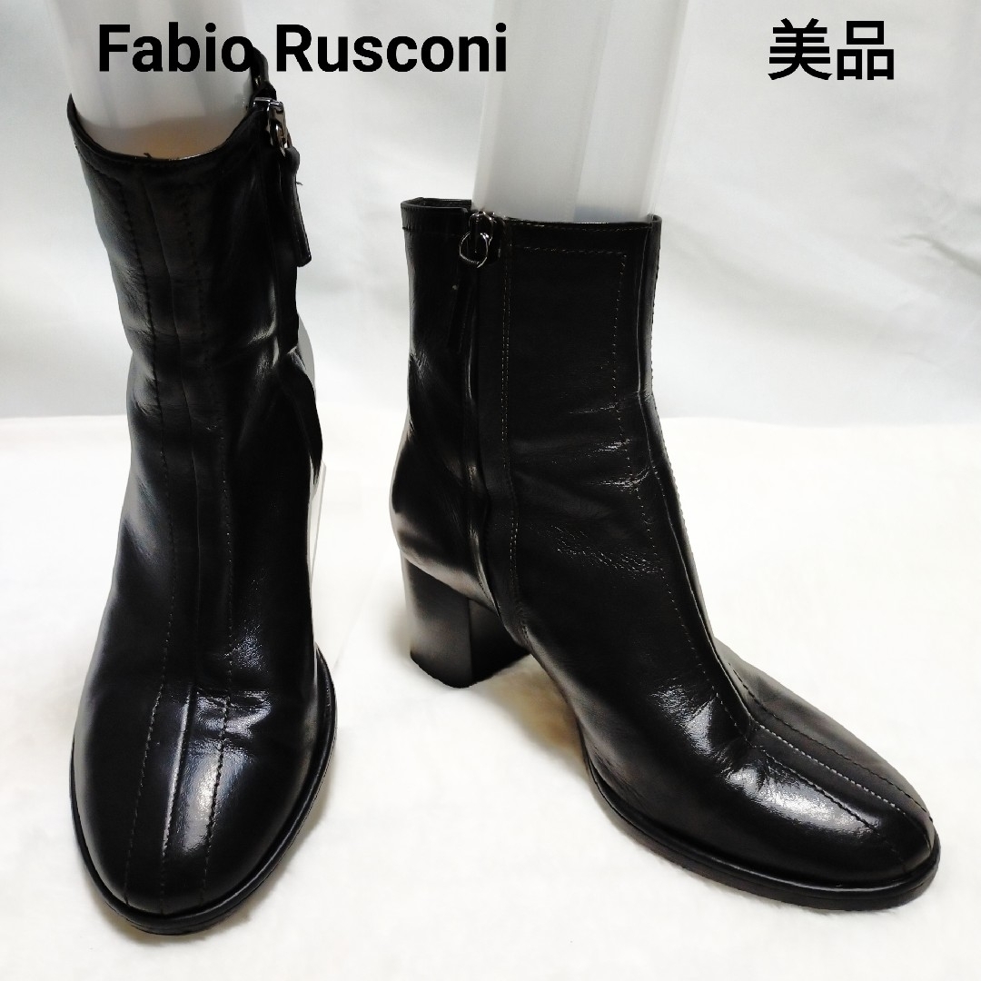 FABIO RUSCONI - 美品✨ファビオルスコーニ サイドジップ ヒール ...