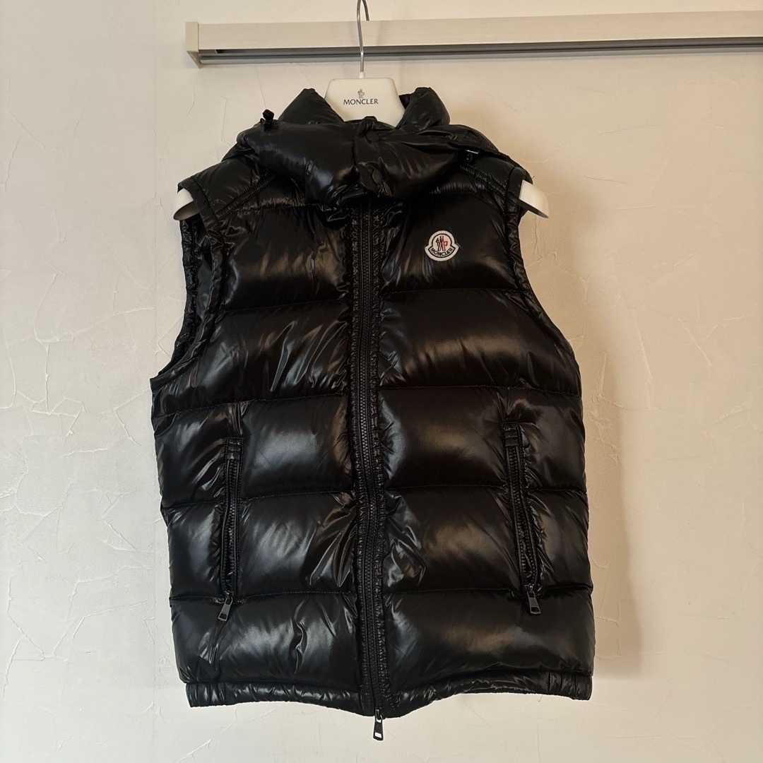 MONCLER モンクレール ダウンベスト 黒 1 美品