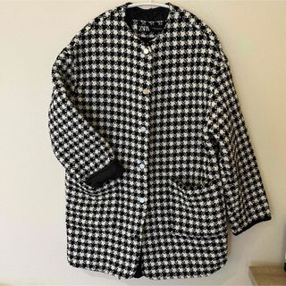 ザラ(ZARA)のZARA ノーカラー　コート(ノーカラージャケット)