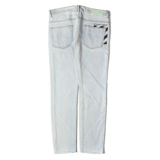 OFF-WHITE オフホワイト パンツ サイズ:31 19AW ヴィンテージ加工 ストレッチ スキニー デニム パンツ Damaged Denim  Pants インディゴ ボトムス ジーンズ ジーパン ズボン【メンズ】【中古】