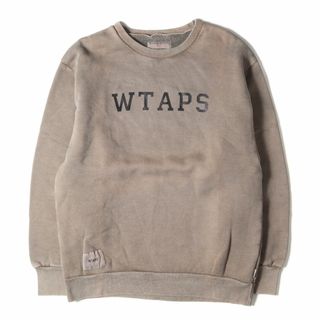 WTAPS ダブルタップス パーカー サイズ:S ブランドロゴ リバースウィーブ スウェット DESIGN HOODED COLLEGE 17SS ブラック トップス カットソー カジュアル ブランド ミリタリー【メンズ】