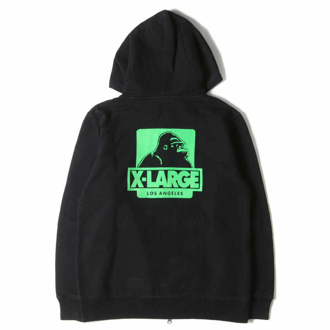 XLARGE エクストララージ ブランドロゴパーカー M シャーク