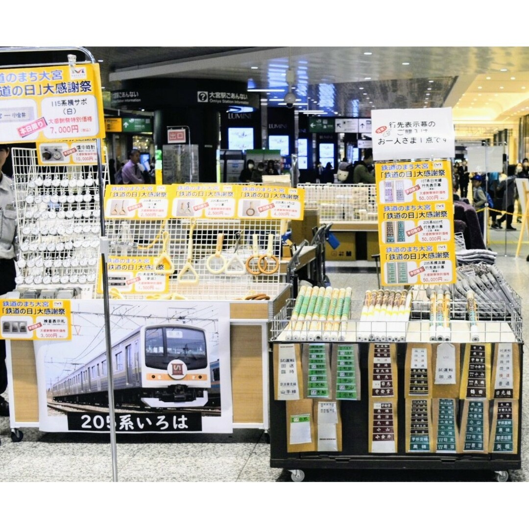 限定1品　イベント限定販売商品　JR東日本日光線　107系0番台側面行先表示幕 エンタメ/ホビーのテーブルゲーム/ホビー(鉄道)の商品写真