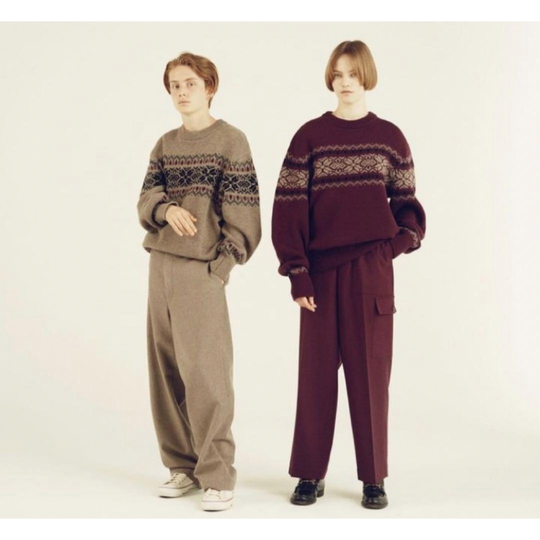 COMOLI(コモリ)のHERILL(ヘリル)/Blacksheep Snow RaggSweater メンズのトップス(ニット/セーター)の商品写真