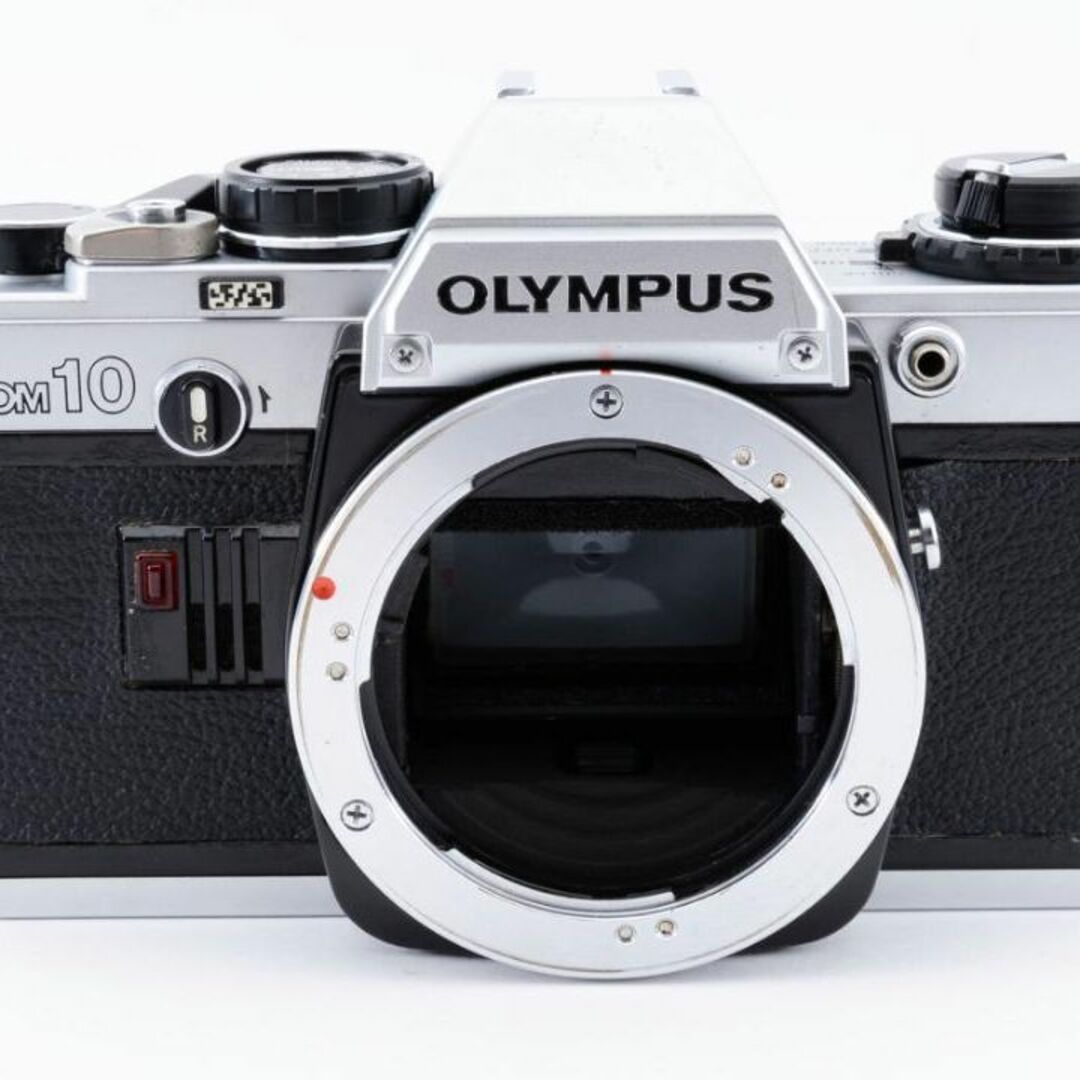 実用品　OLYMPUS OM10 シルバー フィルム　モルト新品交換済 B120asd09