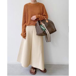 アパルトモンドゥーズィエムクラス(L'Appartement DEUXIEME CLASSE)のL'Appartement Knit Flare Skirtニットフレアスカート(ロングスカート)