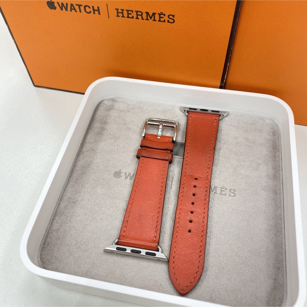 Apple Watch HERMES 赤　ベルト