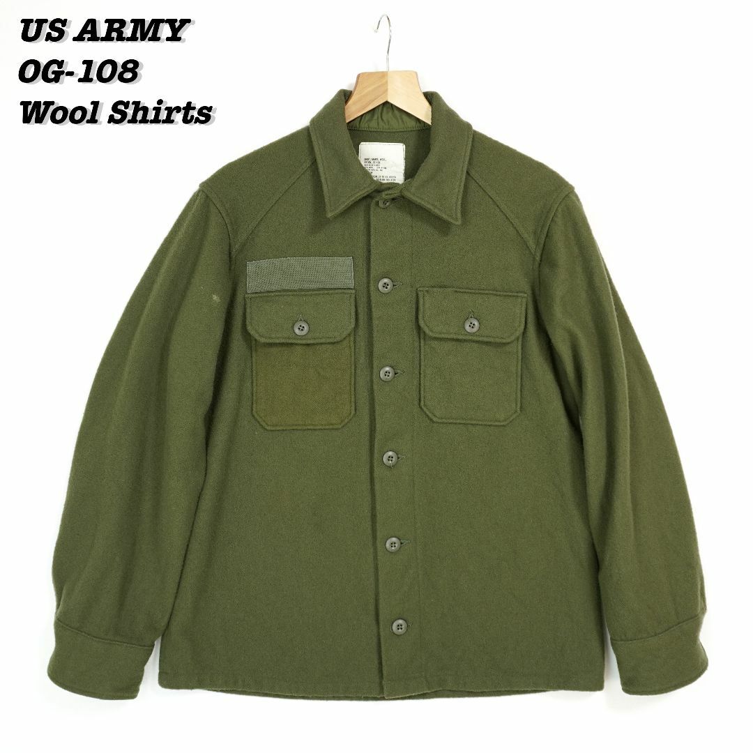 トップスUS ARMY OG-108 Wool Shirts 1982s MEDIUM