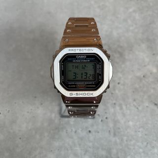 G-SHOCK DW5600 シルバー フルメタルカスタム(腕時計(デジタル))