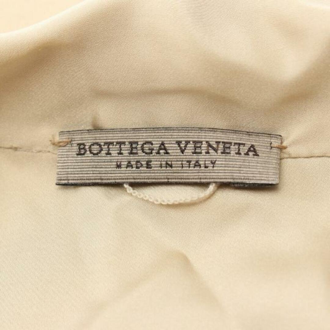 Bottega Veneta(ボッテガヴェネタ)の シャツワンピース ノースリーブ シルク ベージュ レディースのワンピース(ロングワンピース/マキシワンピース)の商品写真