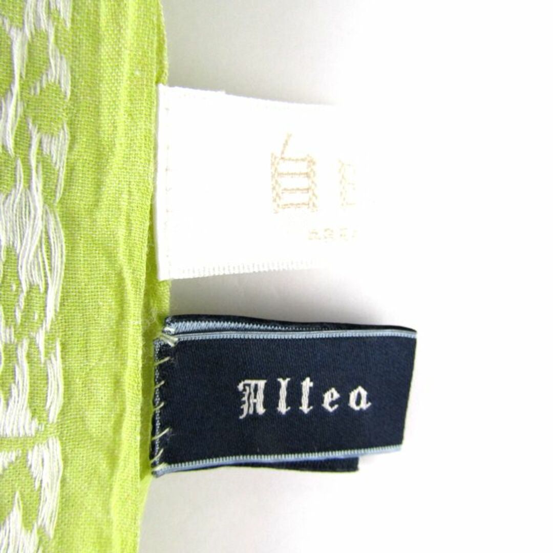 ALTEA(アルテア)のアルテア ストール ストライプ柄 コットン/シルク混 ブランド 小物 レディース パープル Altea レディースのファッション小物(ストール/パシュミナ)の商品写真