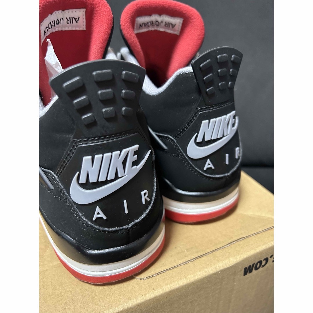 NIKE(ナイキ)の正規品 AIR JORDAN 4 RETRO "BRED"（2019） メンズの靴/シューズ(スニーカー)の商品写真