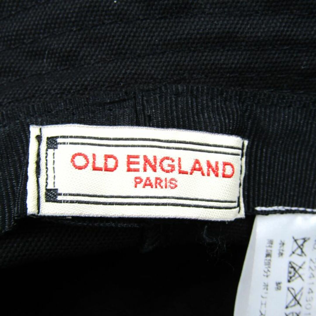 OLD ENGLAND(オールドイングランド)のオールドイングランド ハット フリル コットン ブランド 帽子 レディース ブラック OLD ENGLAND レディースの帽子(ハット)の商品写真