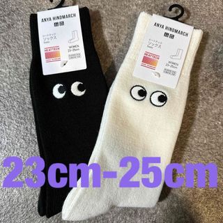 ユニクロ(UNIQLO)の2点セット アニヤハインドマーチ ユニクロ 靴下23-25 ソックス(ソックス)