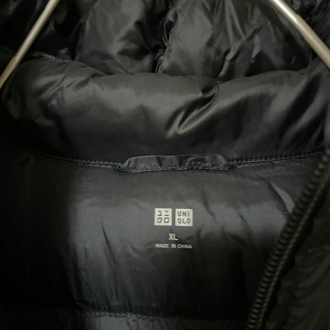 UNIQLO(ユニクロ)のUNIQLO ウルトラライトダウンフーデットコート ブラック ダウンコート 人気 レディースのジャケット/アウター(ダウンコート)の商品写真