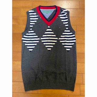 トミーヒルフィガー(TOMMY HILFIGER)の【新品・未使用】トミーヒルフィガー　ゴルフ　ニットベストMサイズ(ウエア)