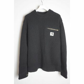 サカイ(sacai)の美品23AW SACAI × Carhartt デトロイト ニット 1119N▲(ニット/セーター)