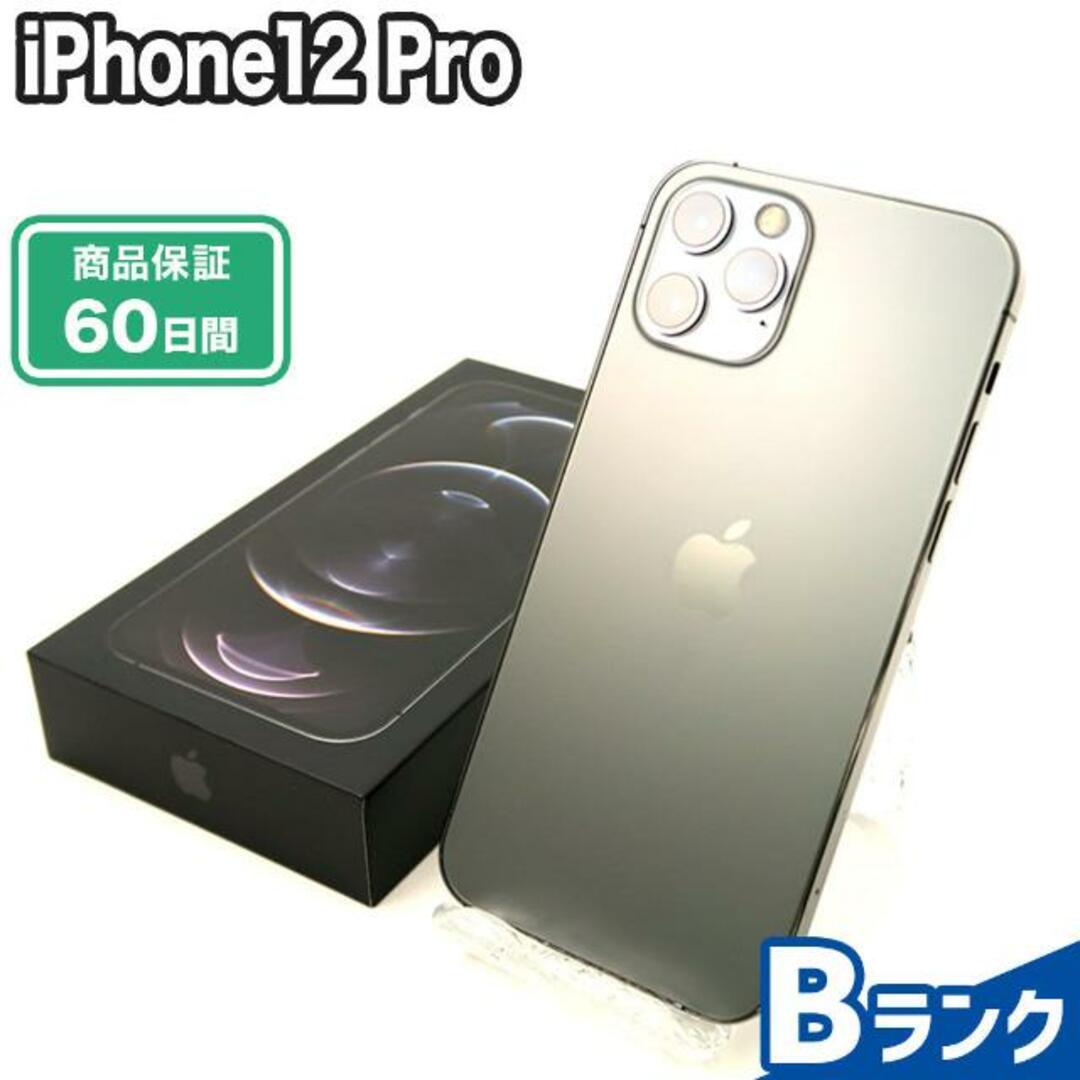 iPhone(アイフォーン)のSIMロック解除済み iPhone12 Pro 128GB Bランク 本体【ReYuuストア】 グラファイト スマホ/家電/カメラのスマートフォン/携帯電話(スマートフォン本体)の商品写真