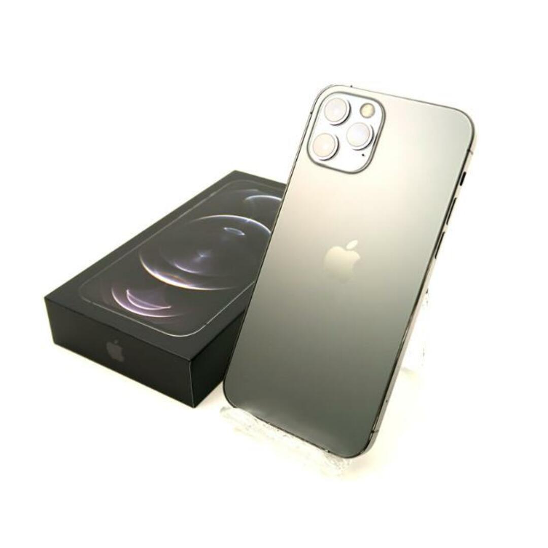iPhone(アイフォーン)のSIMロック解除済み iPhone12 Pro 128GB Bランク 本体【ReYuuストア】 グラファイト スマホ/家電/カメラのスマートフォン/携帯電話(スマートフォン本体)の商品写真
