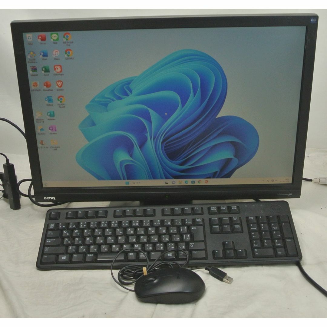 DELL(デル)のDELL 3050 高性能PC+22モニター Office 無線 即使用セット スマホ/家電/カメラのPC/タブレット(デスクトップ型PC)の商品写真