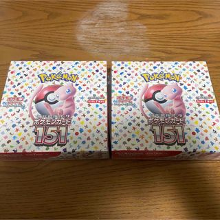 ポケモン - ポケモンカード151 シュリンク付き 未開封box 3ボックスの