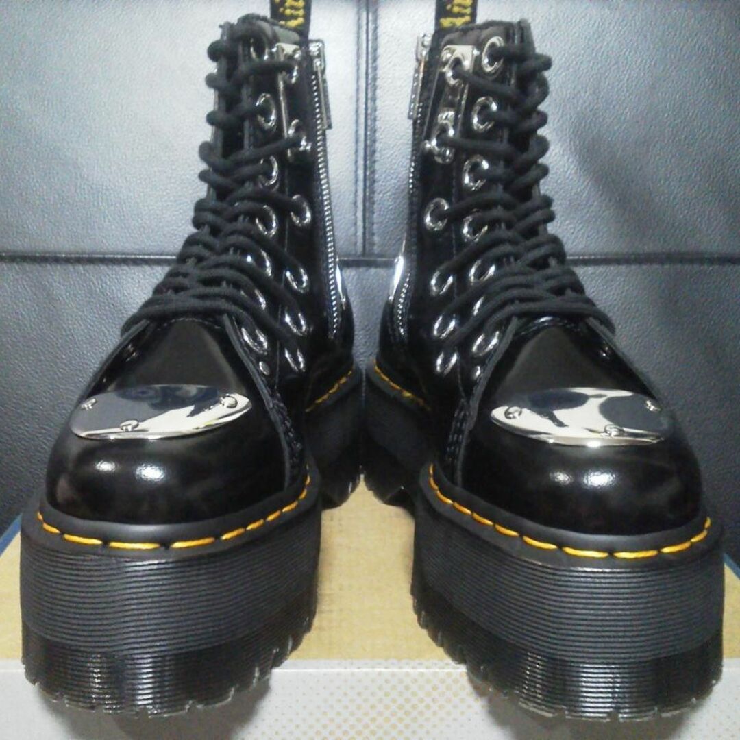 Dr.Martens JADON MAX REBEL UK3 黒 厚底 8ホール