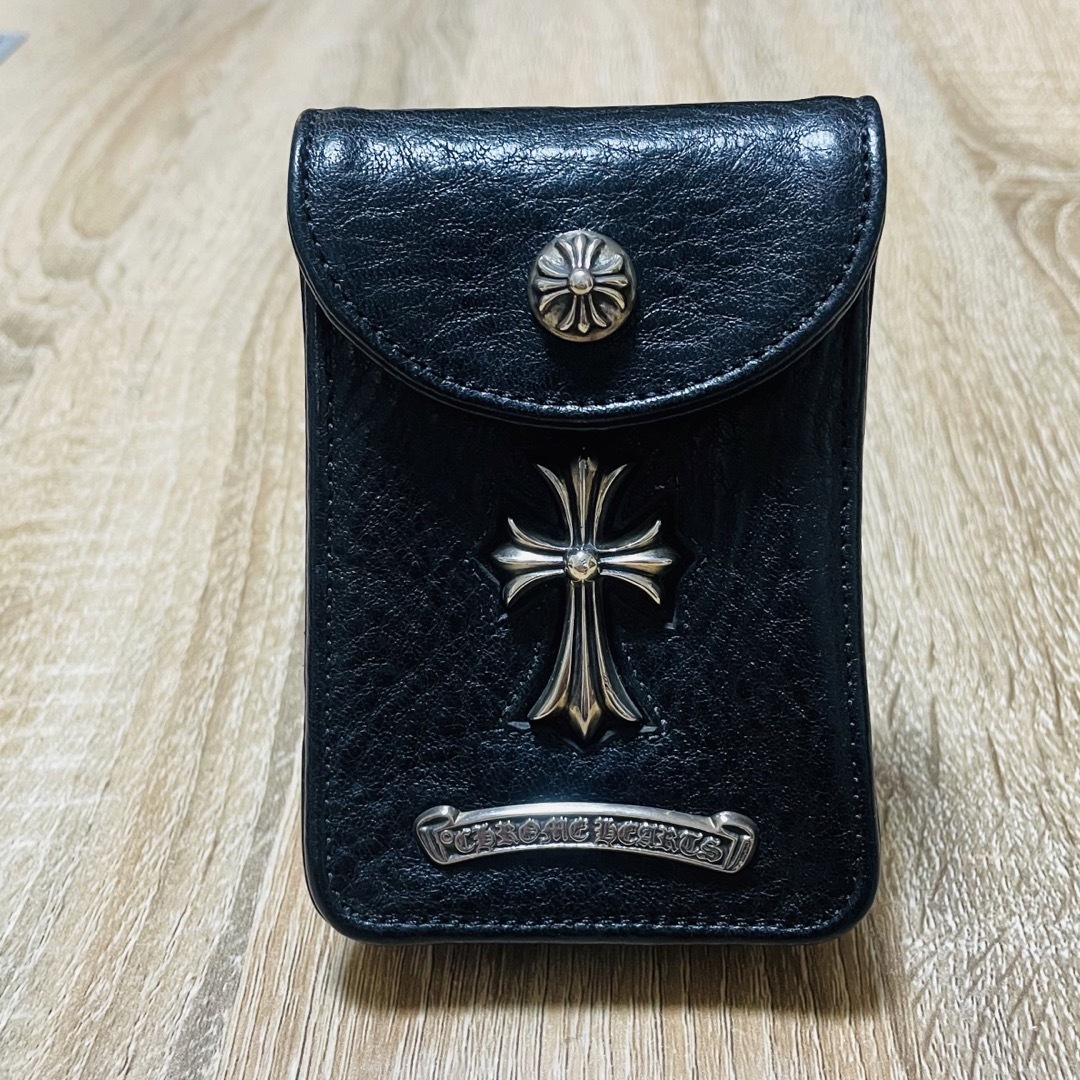 Chrome Hearts - クロムハーツ シガーレットケース 小物入れ レザー 本